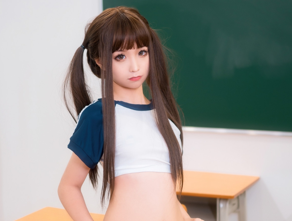 蠢沫沫 NO.023 蓝体操服:爽朗活泼,青春靓丽!插图1 蠢沫沫 NO.023 蓝体操服:爽朗活泼,青春靓丽!插图1