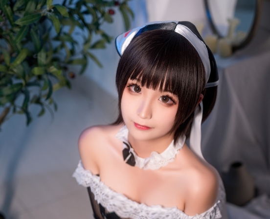 蠢沫沫NO.065《黑白女仆》:优雅与俏皮的完美交织插图4 蠢沫沫NO.065《黑白女仆》:优雅与俏皮的完美交织插图4