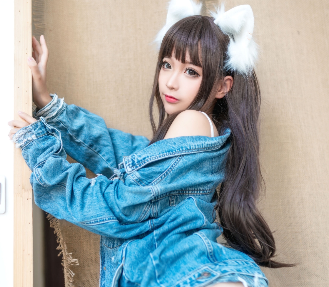 蠢沫沫NO.080《牛仔衣》:从日常到时尚,完美诠释“牛仔女神”插图4 蠢沫沫NO.080《牛仔衣》:从日常到时尚,完美诠释“牛仔女神”插图4