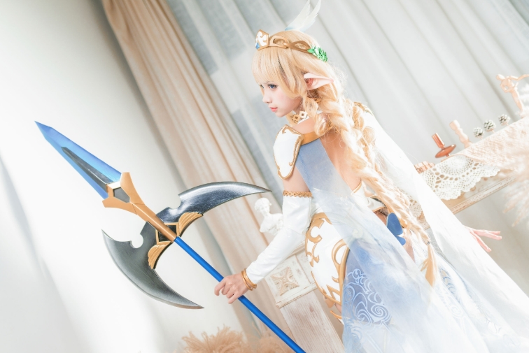 蠢沫沫化身精灵村第三村人，展现魔幻与战斗的完美融合插图4