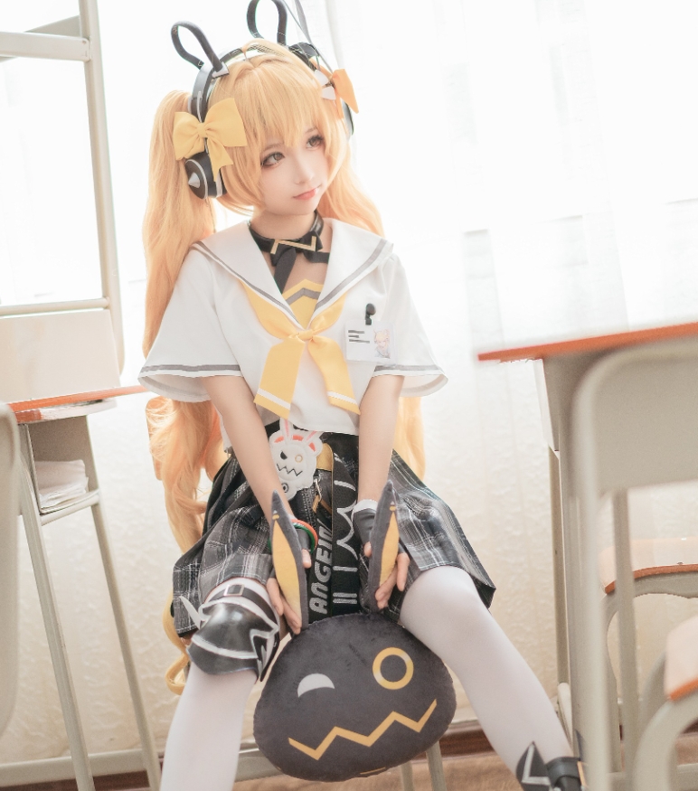 蠢沫沫最新Cos作品《安琪拉·时之奇旅》高清写真曝光！甜美双马尾×奇幻学院风插图1