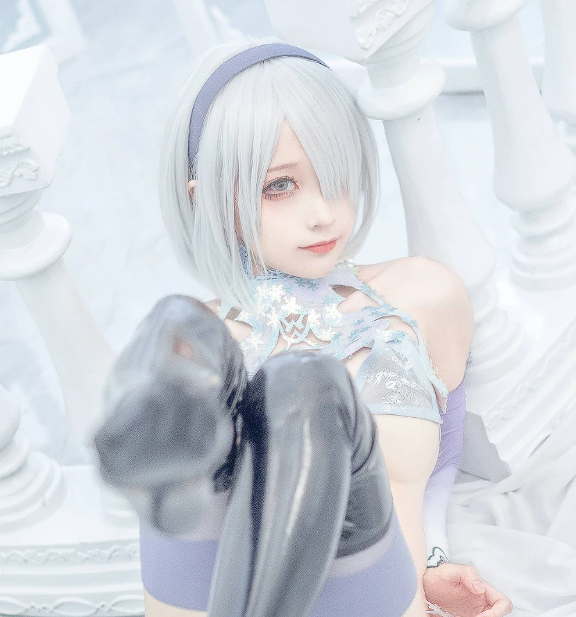 蠢沫沫《尼尔》2B冰雪写真赏析:冷色调下的机械浪漫,这波神仙颜值我先冲了!插图2 蠢沫沫《尼尔》2B冰雪写真赏析:冷色调下的机械浪漫,这波神仙颜值我先冲了!插图2