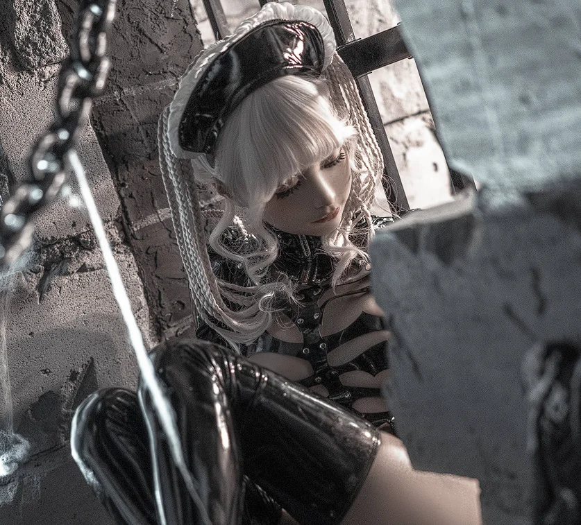 老司机快上车！蠢沫沫《生日福利》绝美大赏：蕾丝花边与粗犷白靴的极致诱惑。插图2